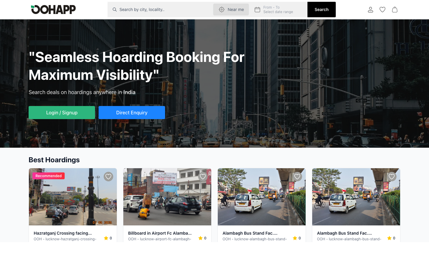 OOHAPP website